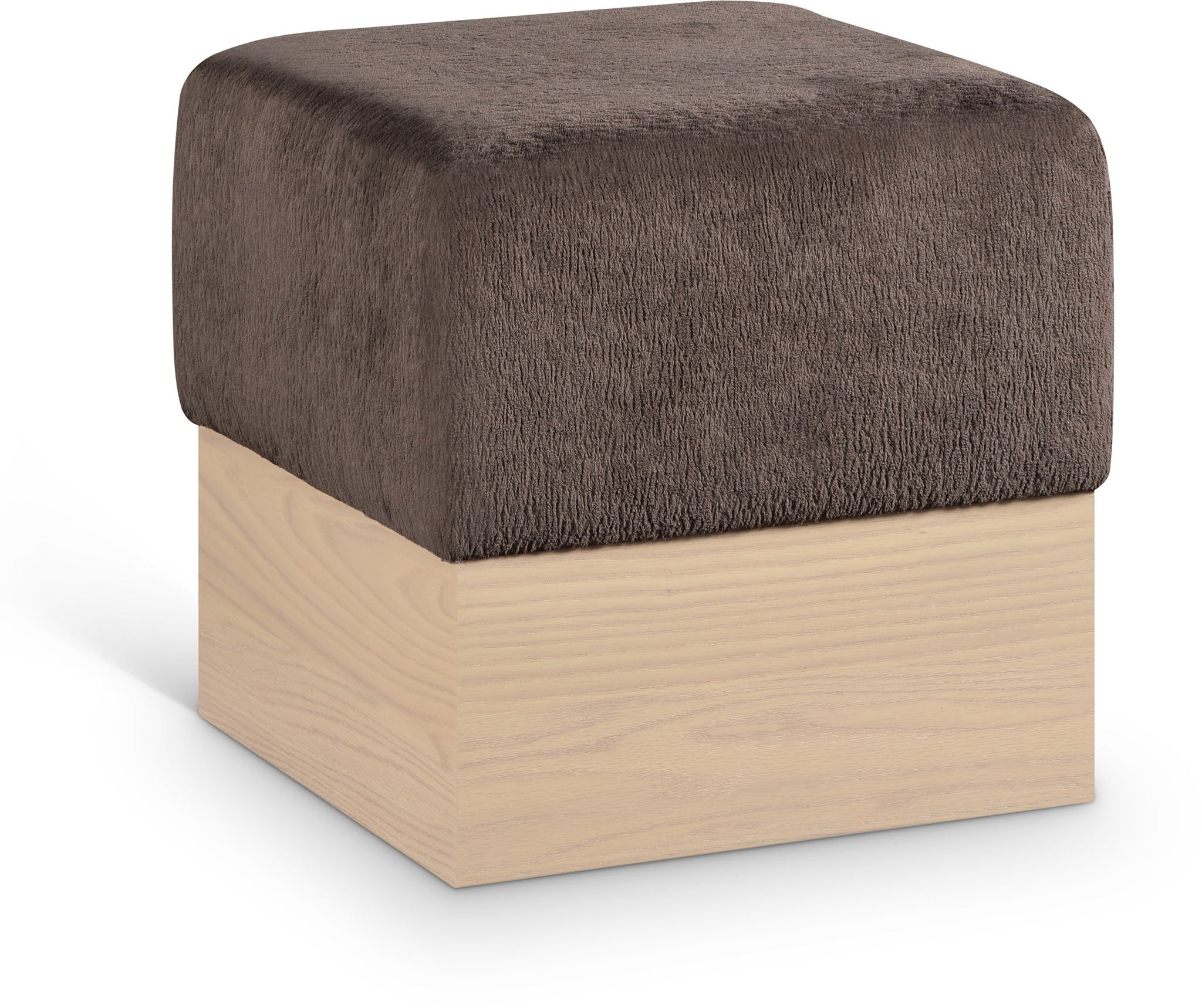 Havre - Ottoman / Stool With Natural Base - Urban Living Furniture (Los Angeles, CA)