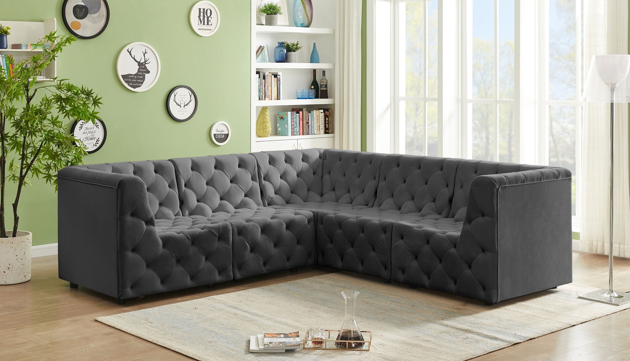 Tuft - 5 Piece Modular Sectional - Urban Living Furniture (Los Angeles, CA)
