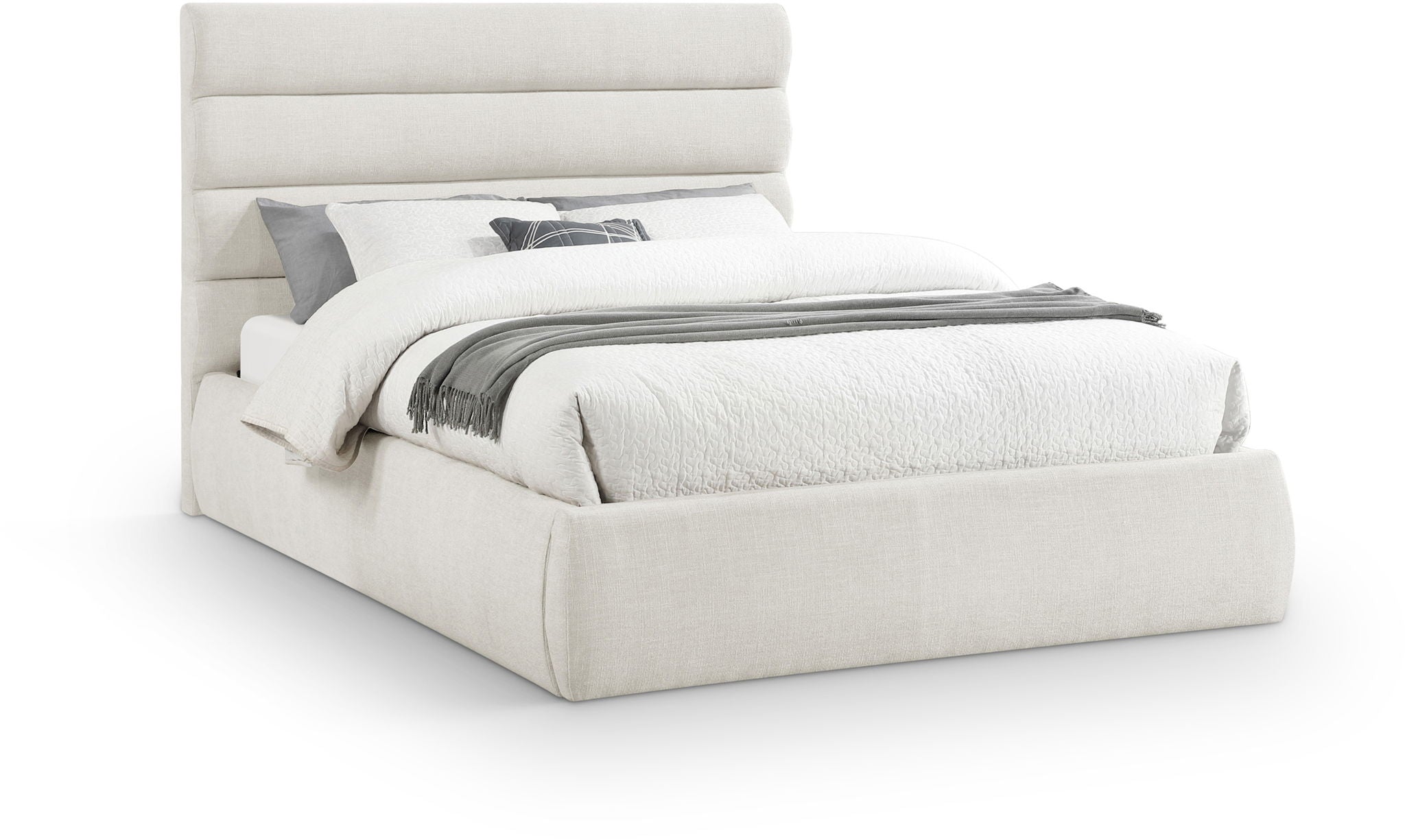 Adam - Linen Fabric Bed With 52" Headboard - Urban Living Furniture (Los Angeles, CA)