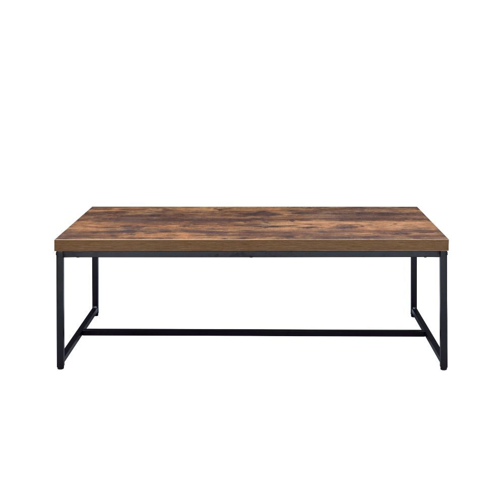 Bob - Coffee Table - Weathered Oak & Black - Urban Living Furniture (Los Angeles, CA)