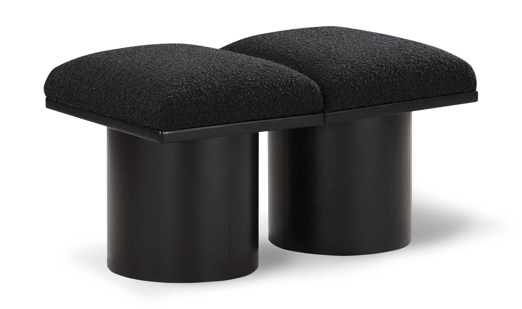 Pavilion - 2 Piece Modular Bench With Black Base - Urban Living Furniture (Los Angeles, CA)