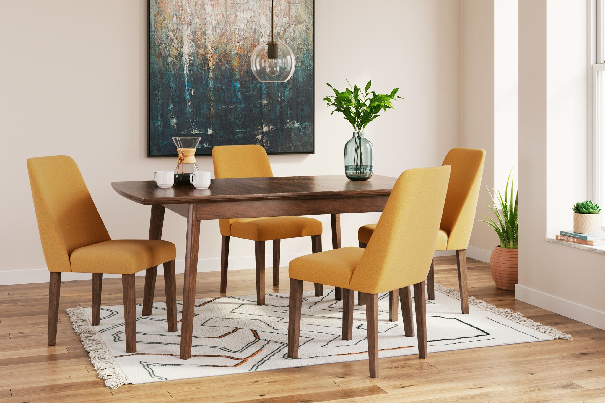 Lyncott - Butterfly Extension Table Set - Urban Living Furniture (Los Angeles, CA)