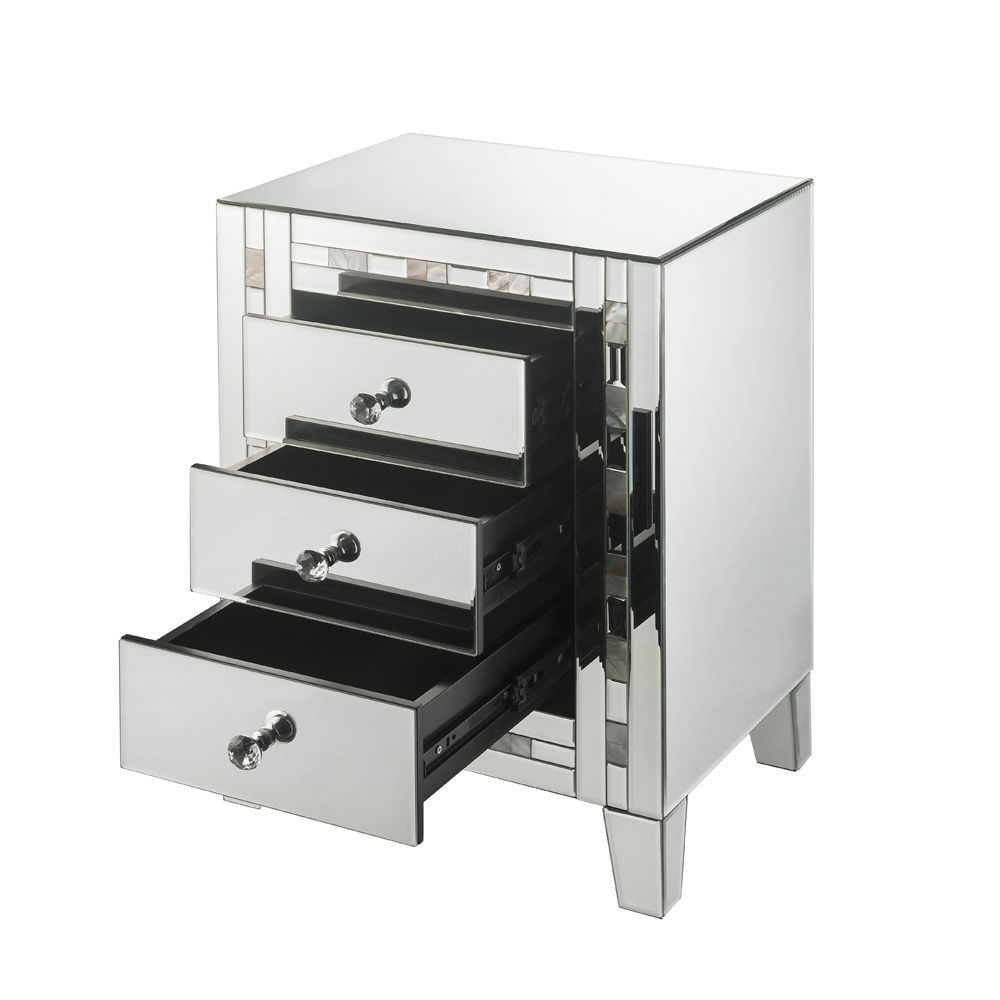 Nasa - Accent Table - Mirrored & Mother Pearl - Urban Living Furniture (Los Angeles, CA)