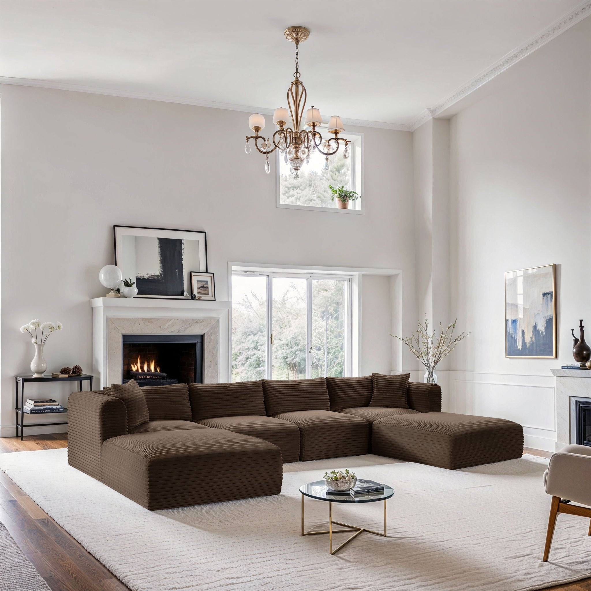 Shaggy - 6 Piece Modular Sectional With 2 Ottomans - Urban Living Furniture (Los Angeles, CA)