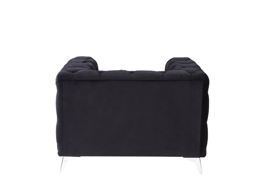 Phifina - Chair - Black Velvet - Urban Living Furniture (Los Angeles, CA)