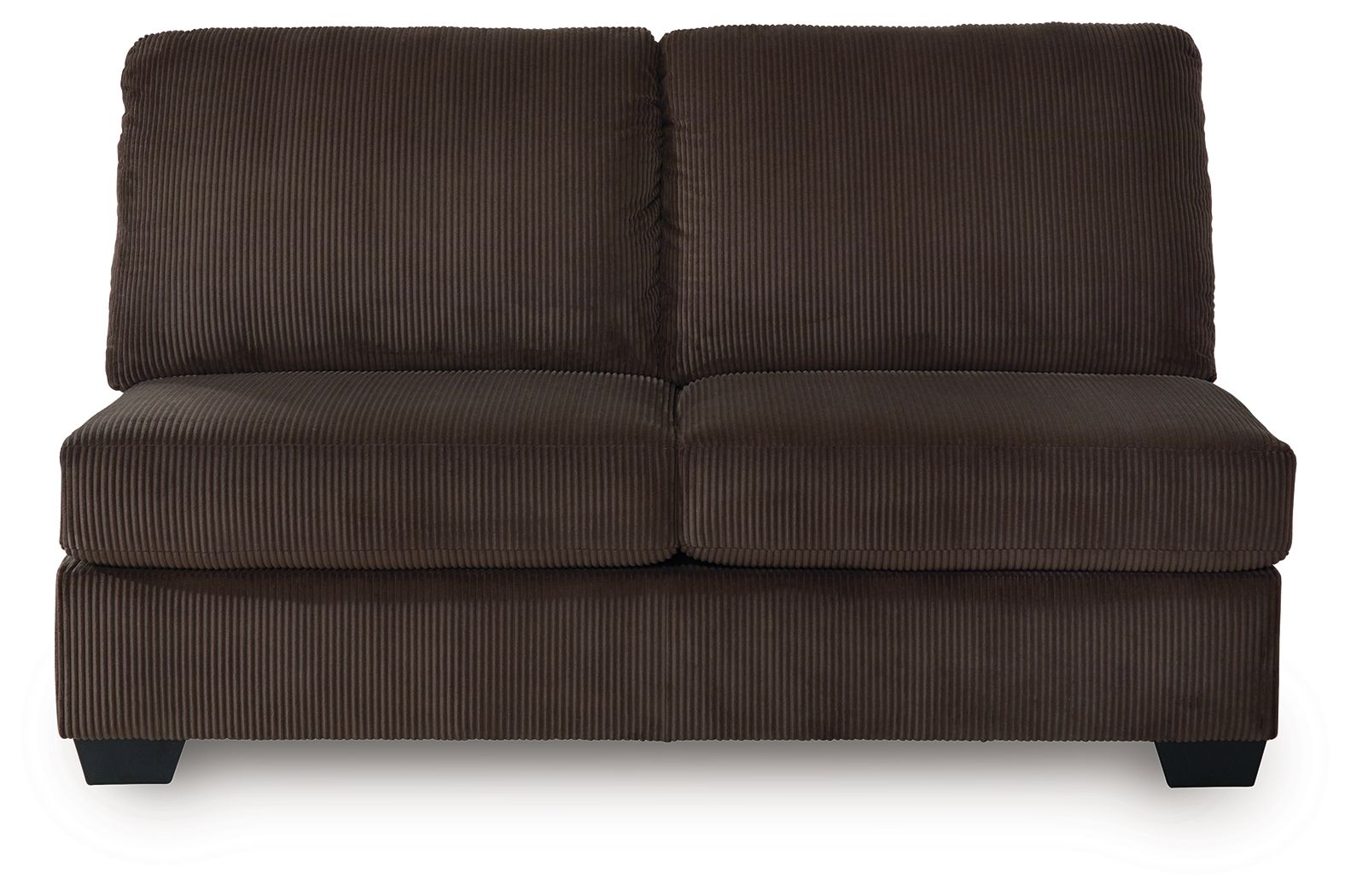 Kimlee - Chocolate - Armless Loveseat - Urban Living Furniture (Los Angeles, CA)