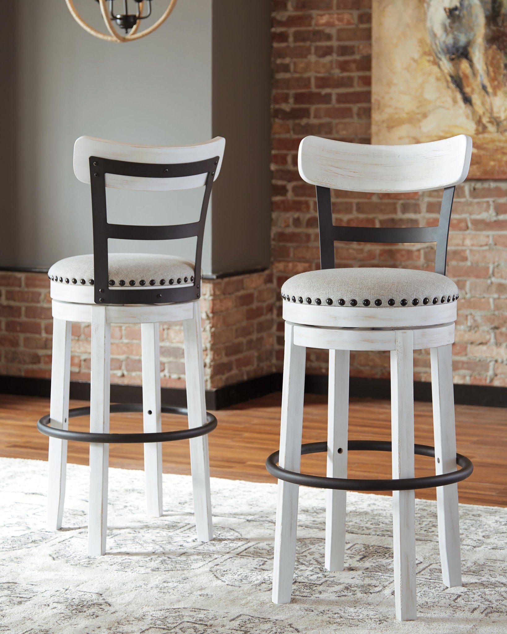 Valebeck - Tall Upholstered Swivel Barstool - Urban Living Furniture (Los Angeles, CA)