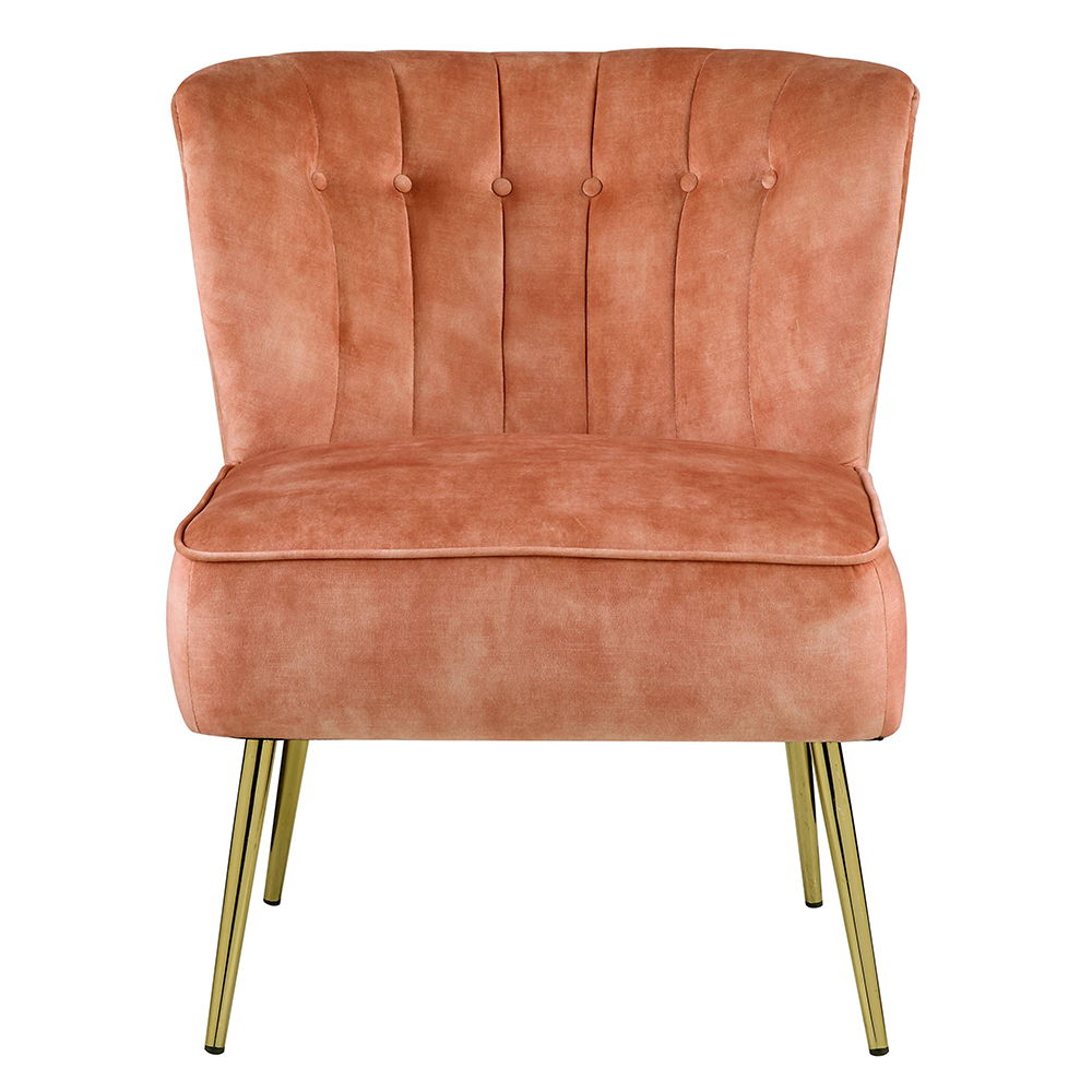Sambell - Accent Chair - Burnt Orange Velvet - Urban Living Furniture (Los Angeles, CA)