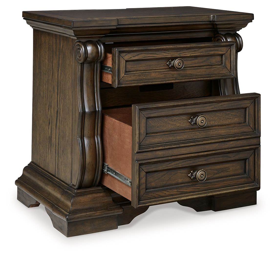 Maylee - Dark Brown - Three Drawer Night Stand - Urban Living Furniture (Los Angeles, CA)