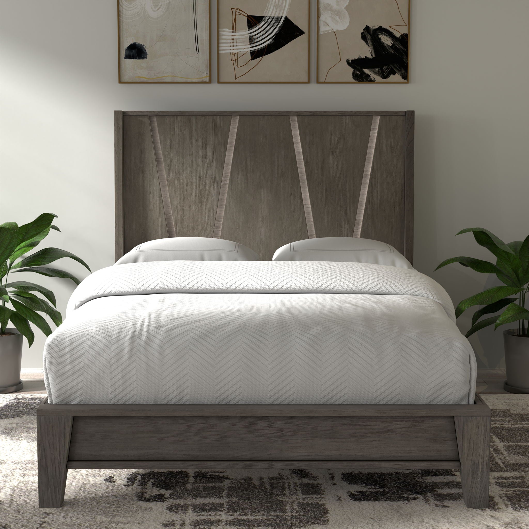 Pure Modern Bedroom - Panel Bed - Urban Living Furniture (Los Angeles, CA)