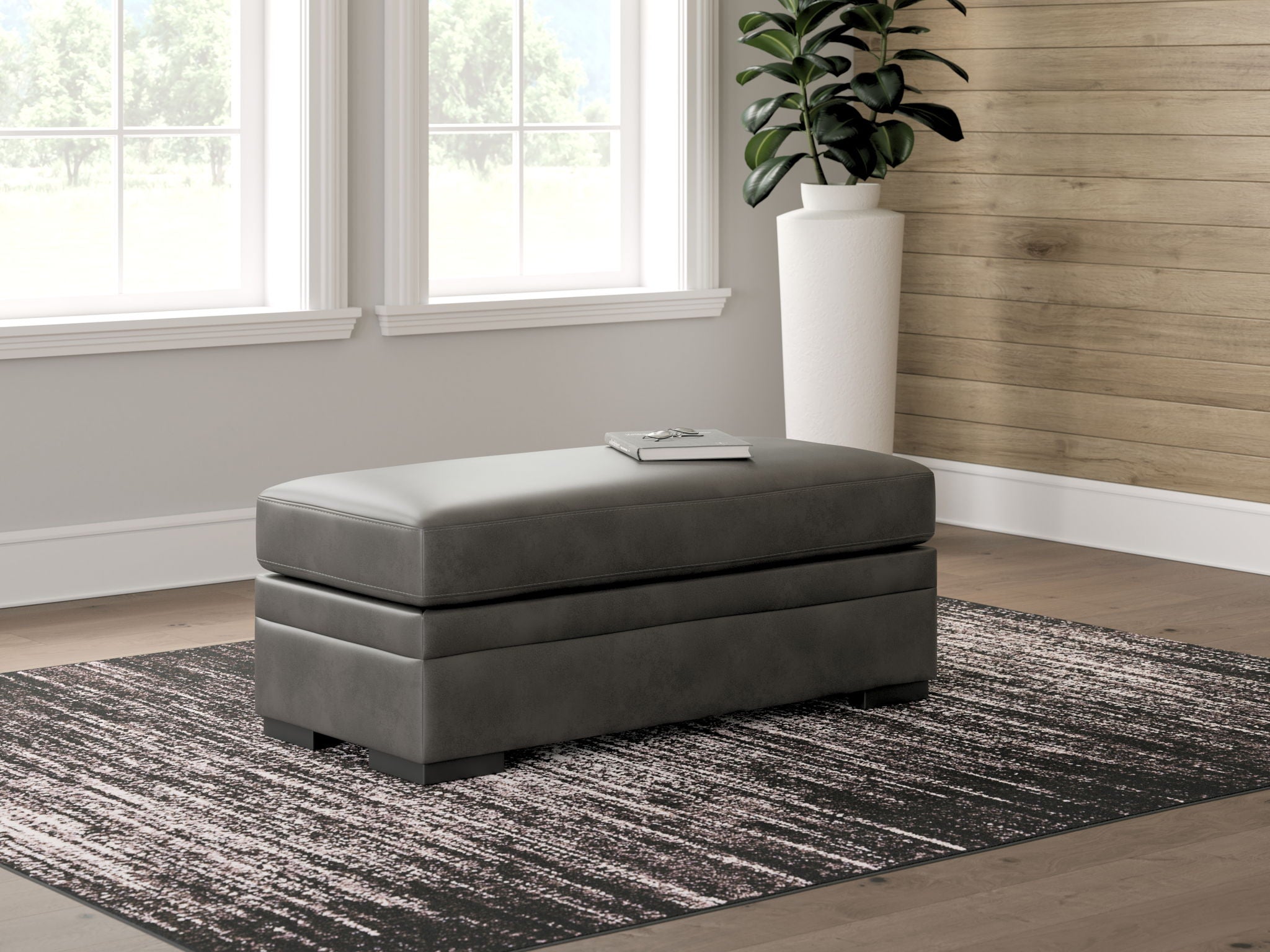 Lofton-Pike - Shadow - Oversized Accent Ottoman - Urban Living Furniture (Los Angeles, CA)