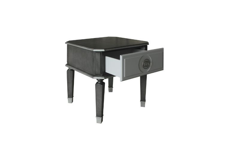 House Beatrice - End Table - Charcoal & Light Gray - Urban Living Furniture (Los Angeles, CA)