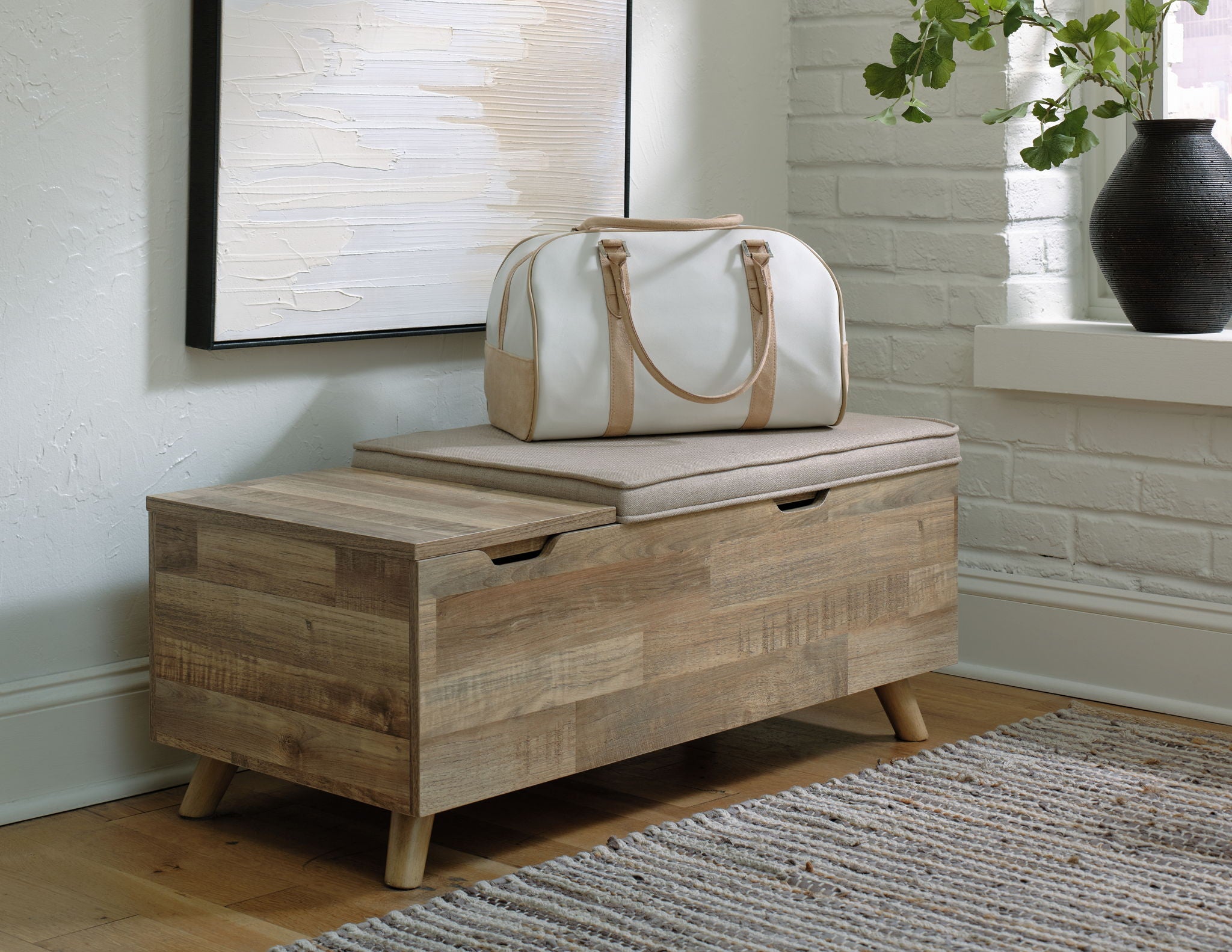 Gerdanet - Beige - Storage Bench - Urban Living Furniture (Los Angeles, CA)