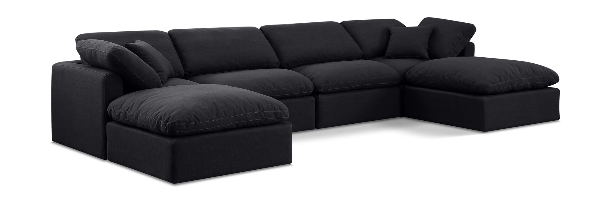 Indulge - Linen 6 Piece Modular Double Chaise Sectional - Urban Living Furniture (Los Angeles, CA)