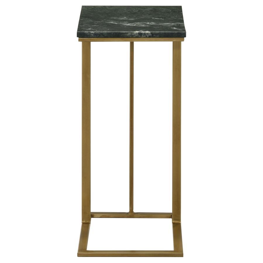 Vicente - Marble Top C-Shaped Sofa Side Table