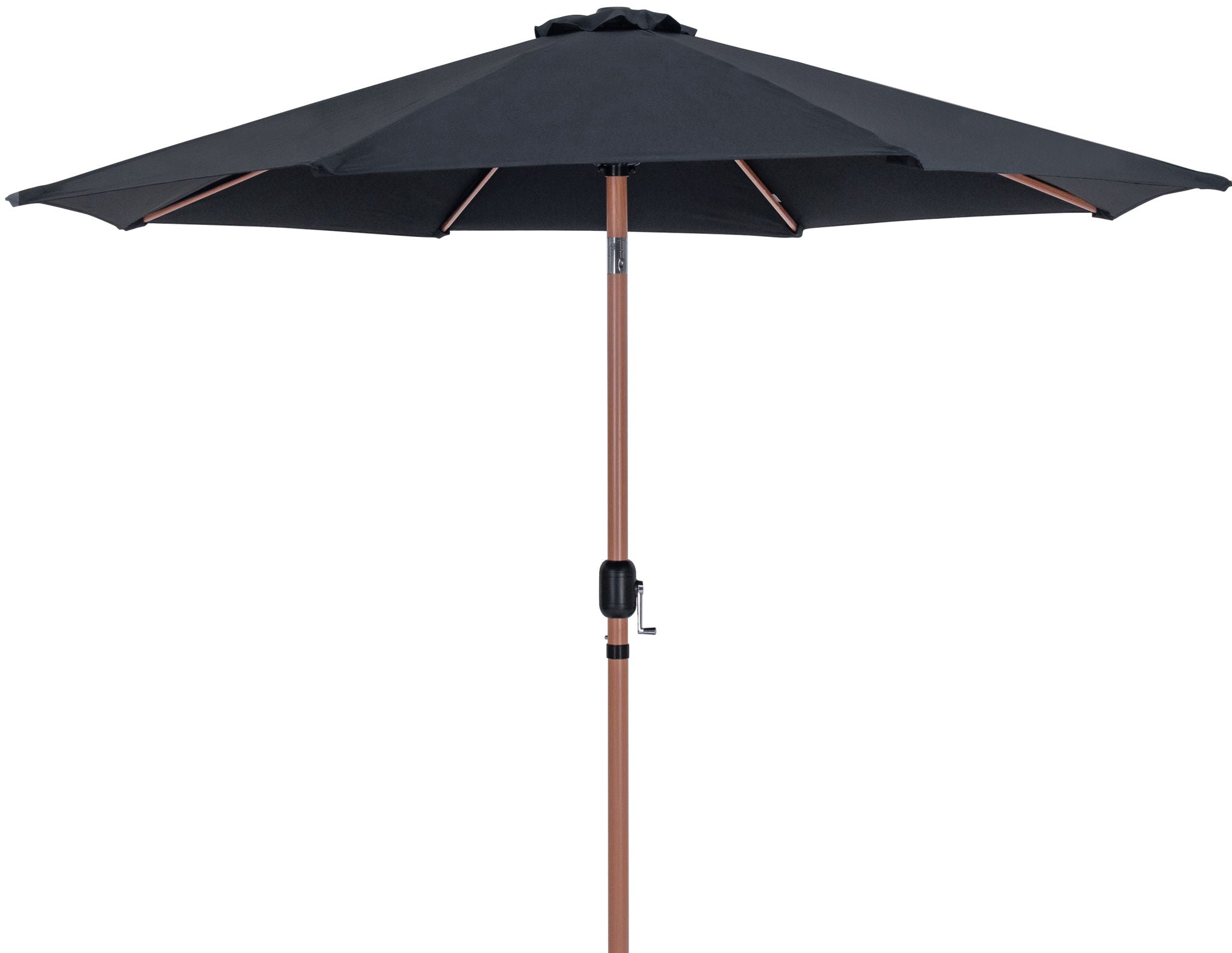 Fiji - Aluminum Patio Umbrella With Square Black And Teak Base - Urban Living Furniture (Los Angeles, CA)