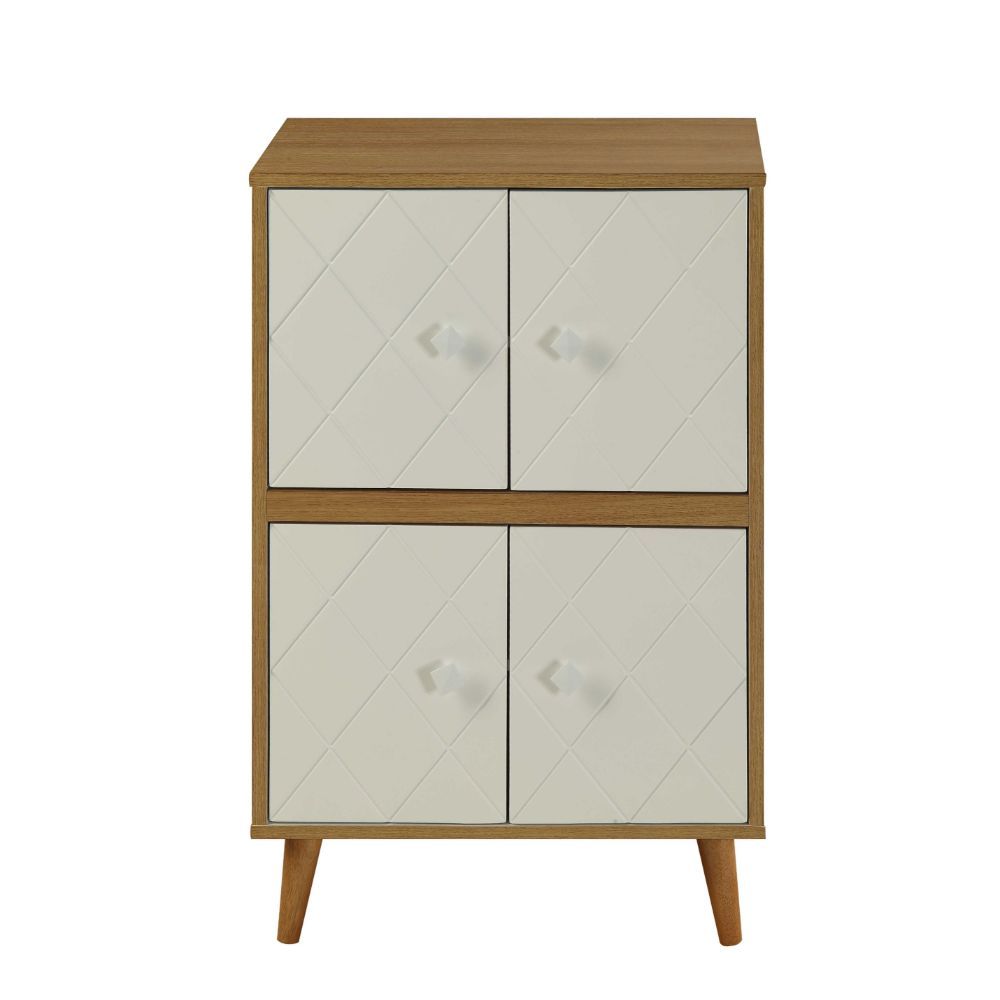 Anita - Cabinet - Natural & White - Urban Living Furniture (Los Angeles, CA)