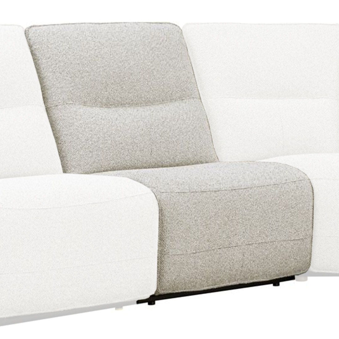 Lucius - Manual Armless Recliner - Gellar Marble