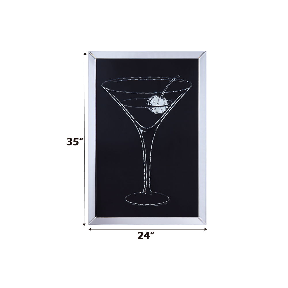 Talisha - 35" Wall Art - Mirrored - Urban Living Furniture (Los Angeles, CA)