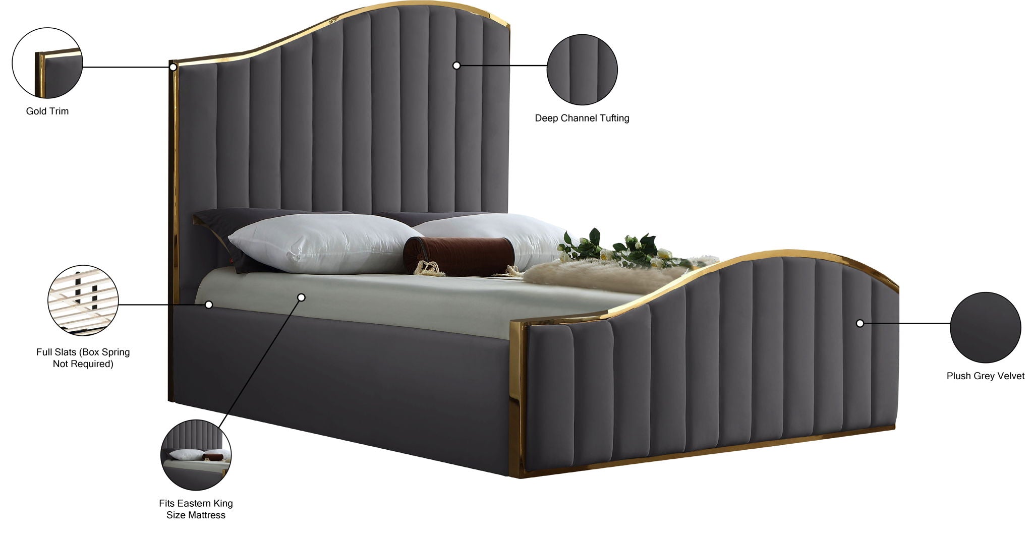 Jolie - Bed - Urban Living Furniture (Los Angeles, CA)