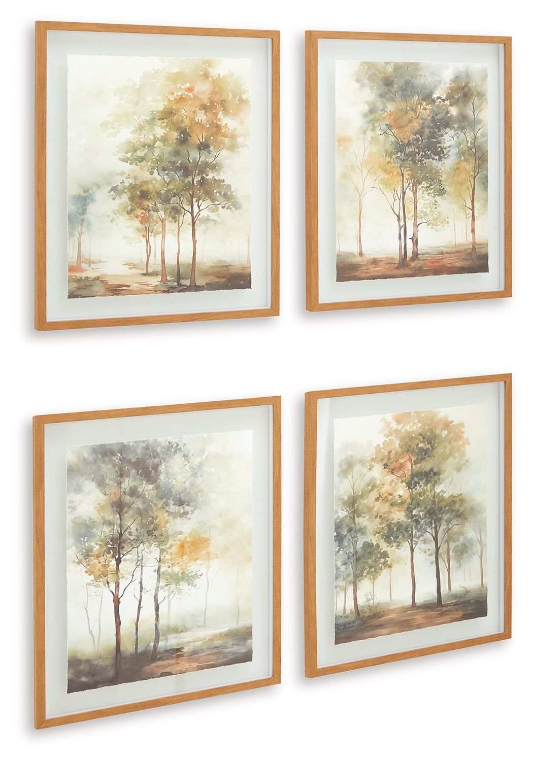 Bryneford - Multi - Wall Art Set (Set of 4) - Urban Living Furniture (Los Angeles, CA)