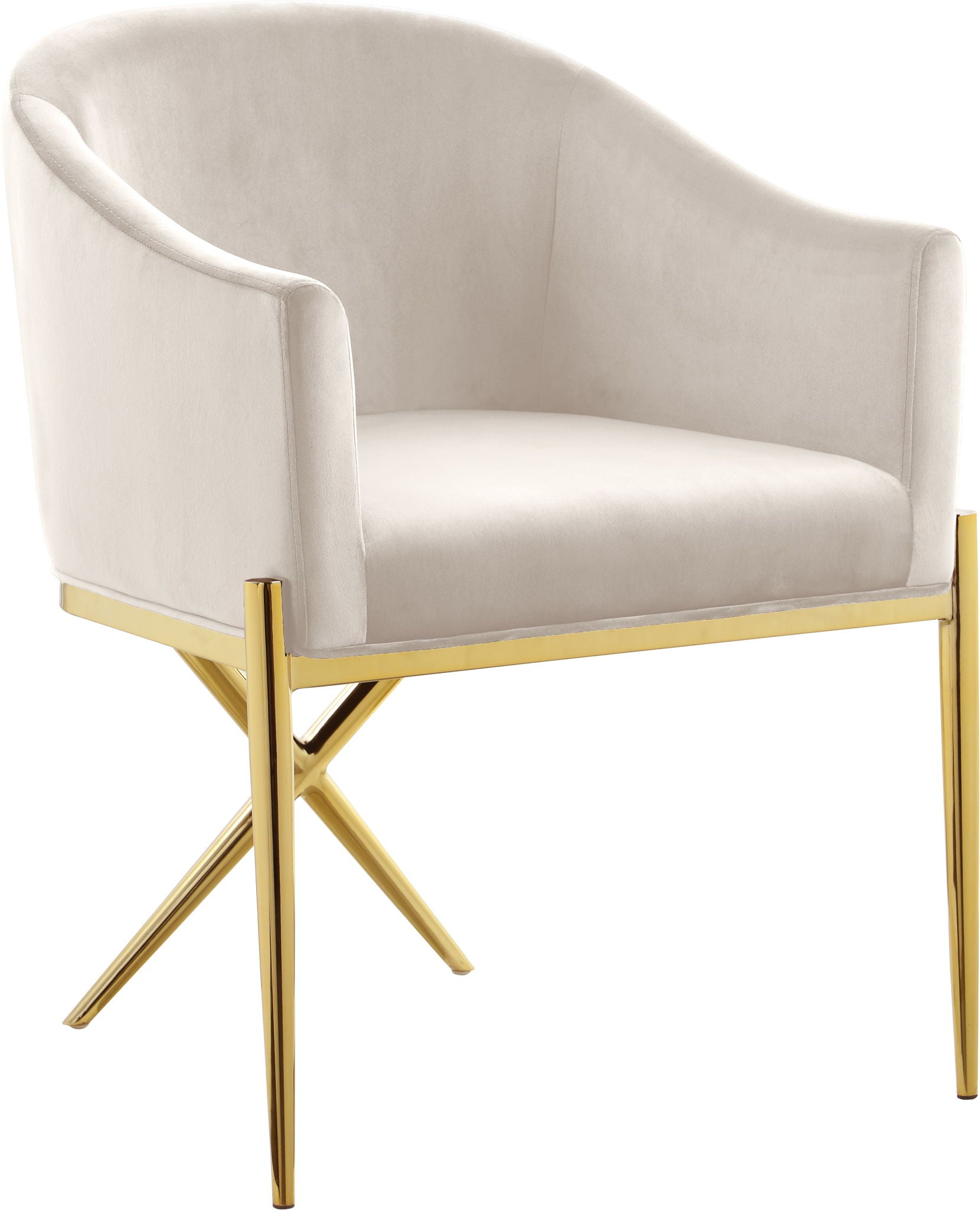 Xavier - Dining Chair with Gold Legs - Urban Living Furniture (Los Angeles, CA)