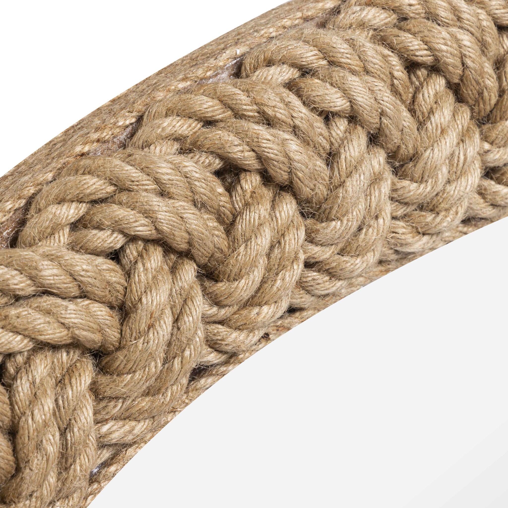 Midge - Rope Round Wall Mirror - Urban Living Furniture (Los Angeles, CA)