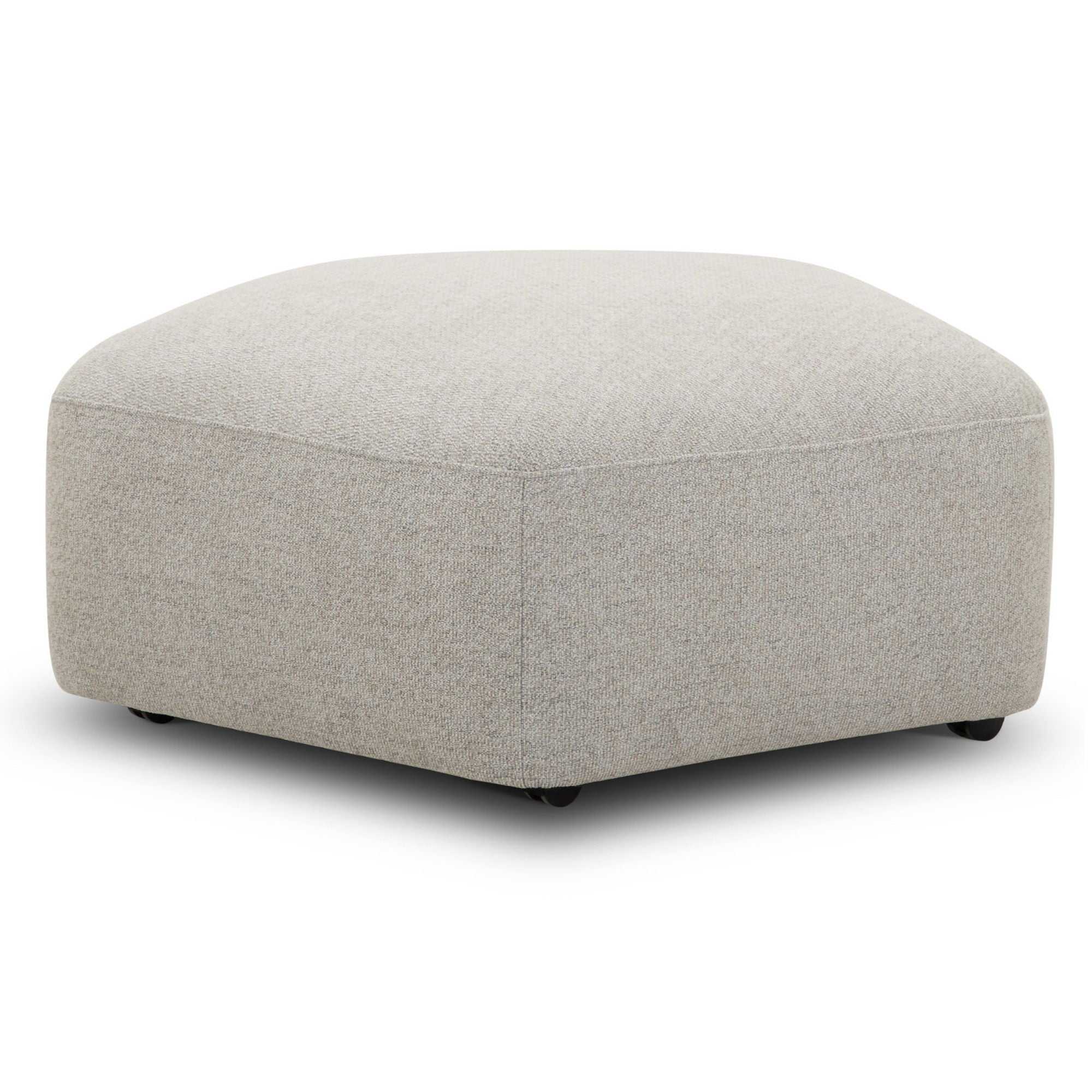 Playful - Ottoman With Casters - Canes Cobblestone - Urban Living Furniture (Los Angeles, CA)