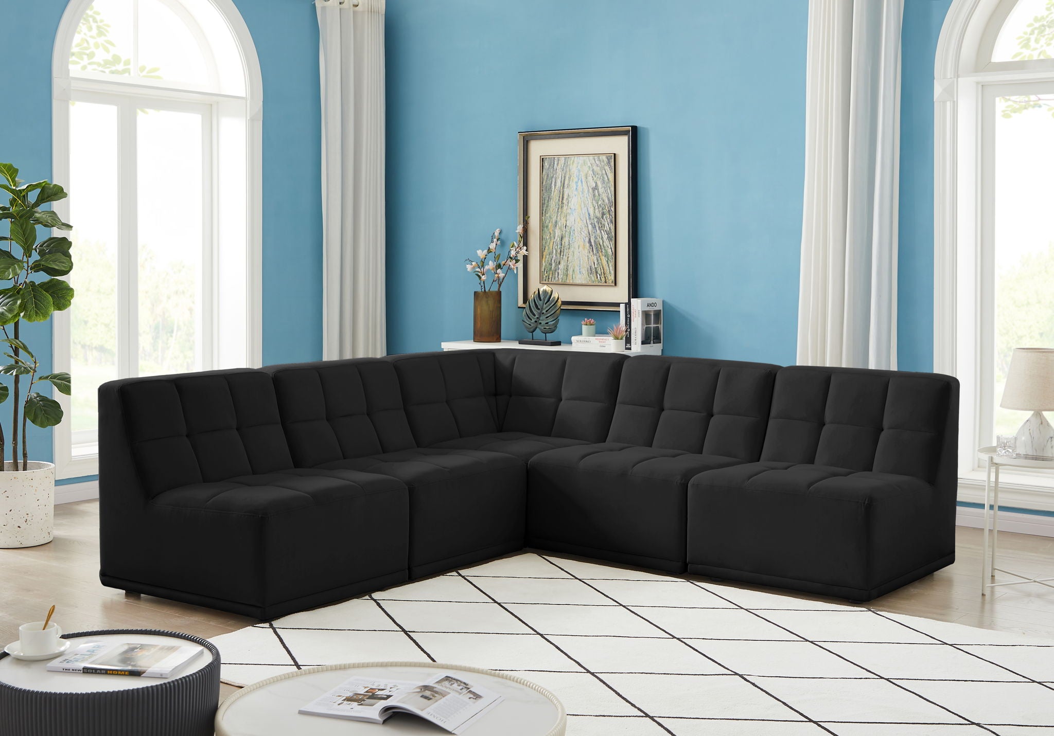 Relax - 5 Piece Modular Sectional - Urban Living Furniture (Los Angeles, CA)