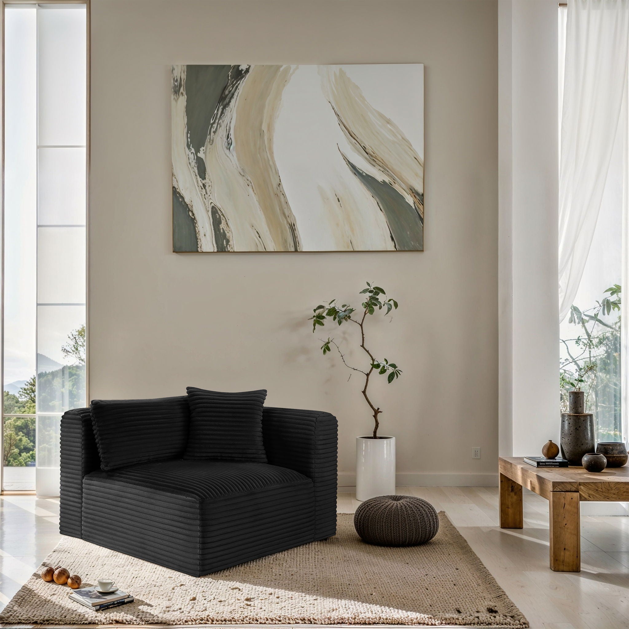 Shaggy - Corner Chair - Urban Living Furniture (Los Angeles, CA)