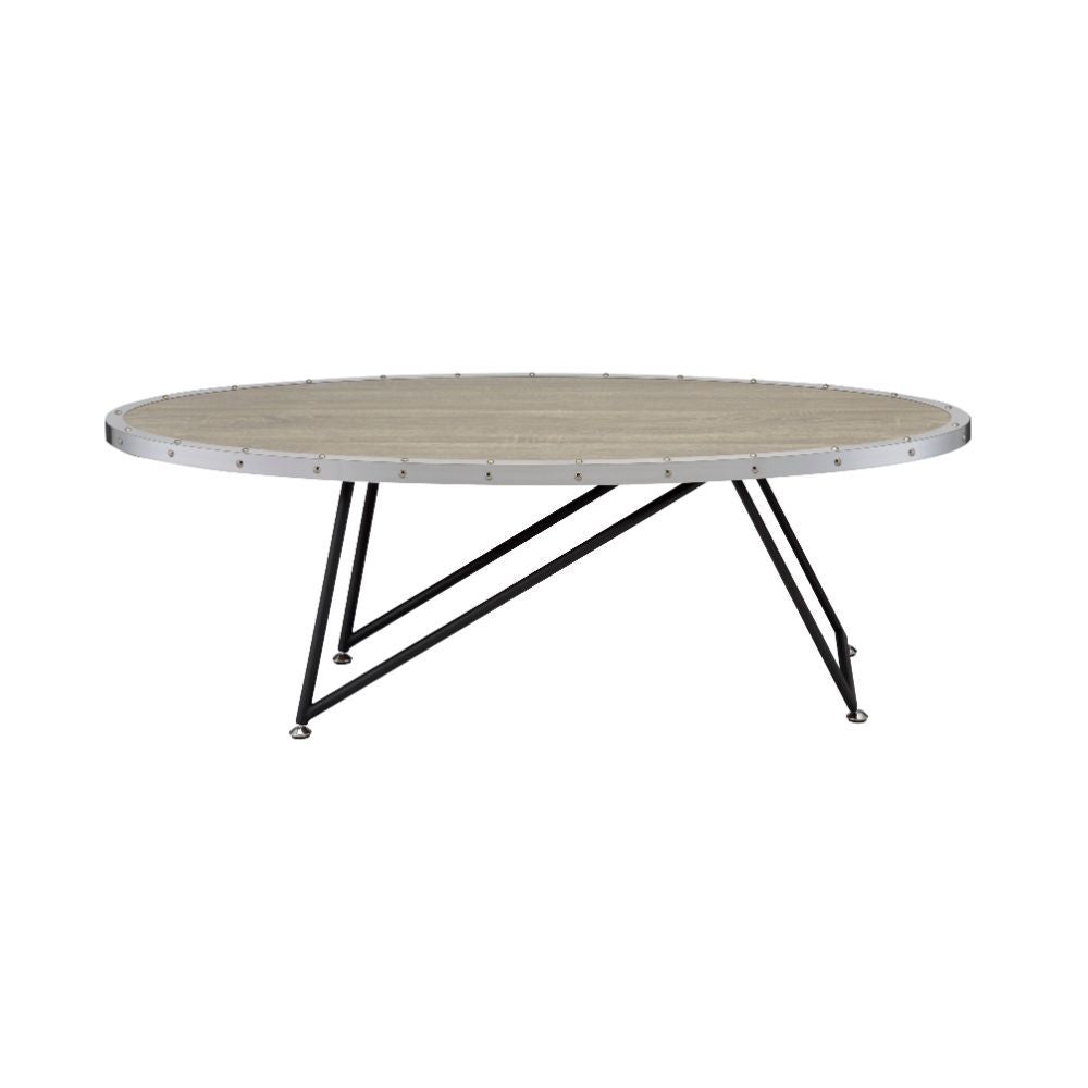 Allis - Coffee Table - Weathered Gray Oak & Metal - Urban Living Furniture (Los Angeles, CA)