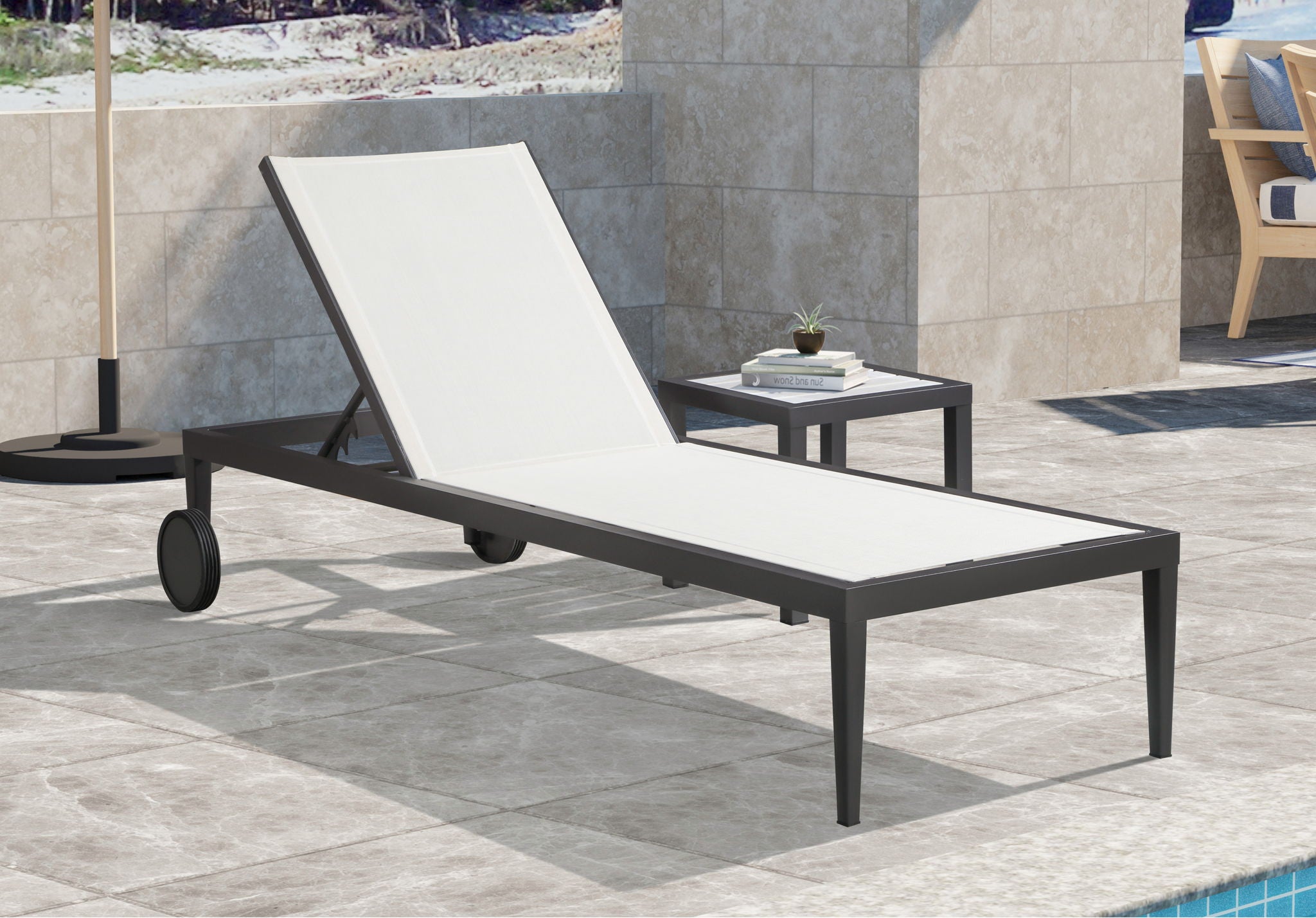 Nizuc - Outdoor Chaise Lounge Chair - Urban Living Furniture (Los Angeles, CA)