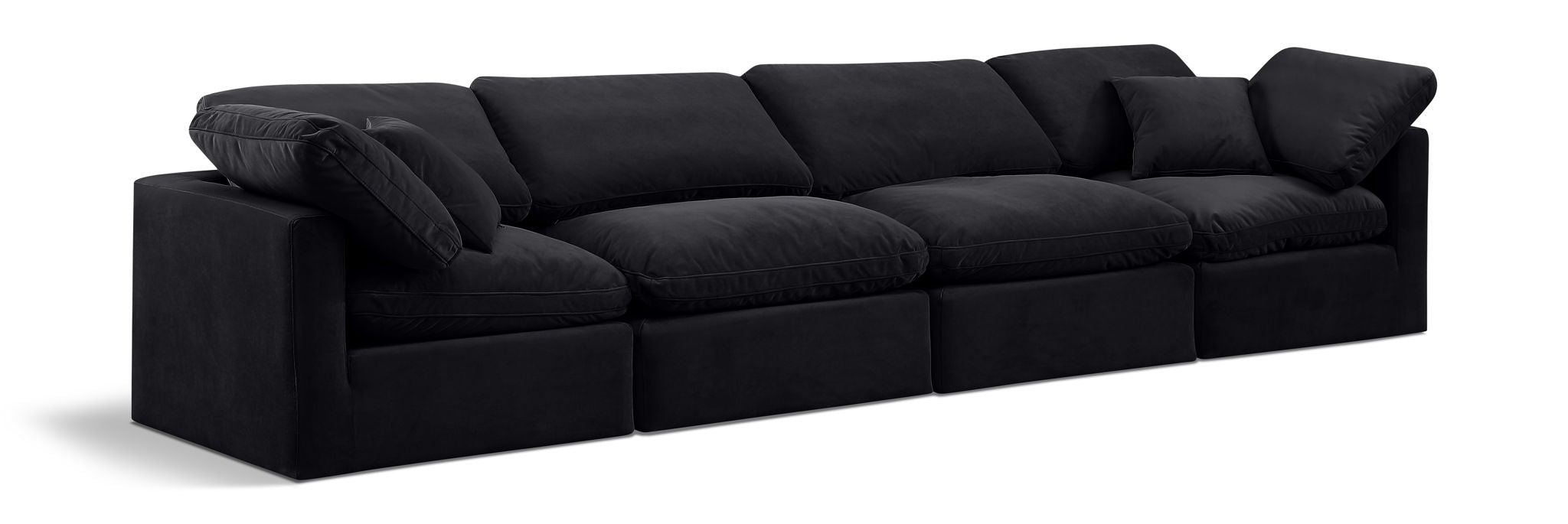 Indulge - Velvet 4 Seat Modular Sofa - Urban Living Furniture (Los Angeles, CA)