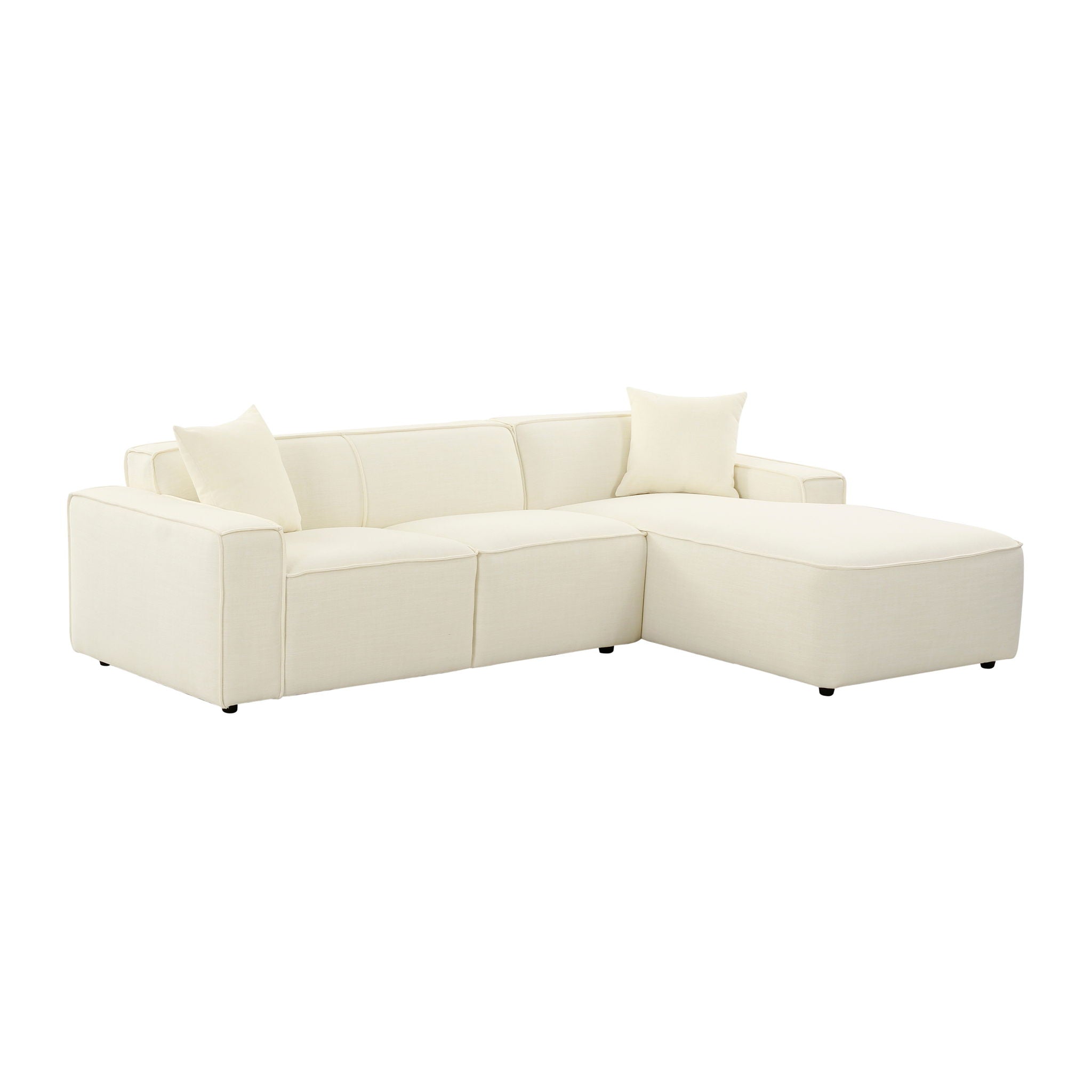 Olafur - Velvet Sectional - Urban Living Furniture (Los Angeles, CA)