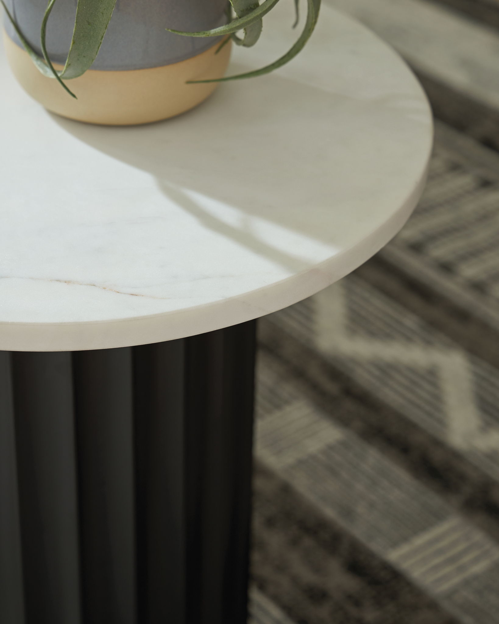 Wainstone - Black / White - Accent Table - Urban Living Furniture (Los Angeles, CA)