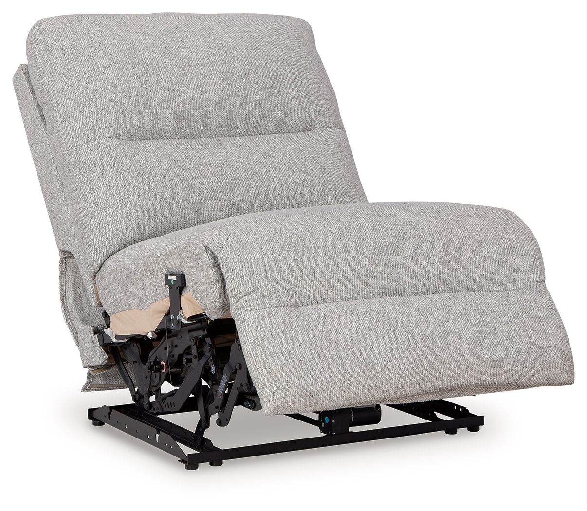 Acklen Place - Pewter - Power Armless Recliner With Adj Headrest - Urban Living Furniture (Los Angeles, CA)