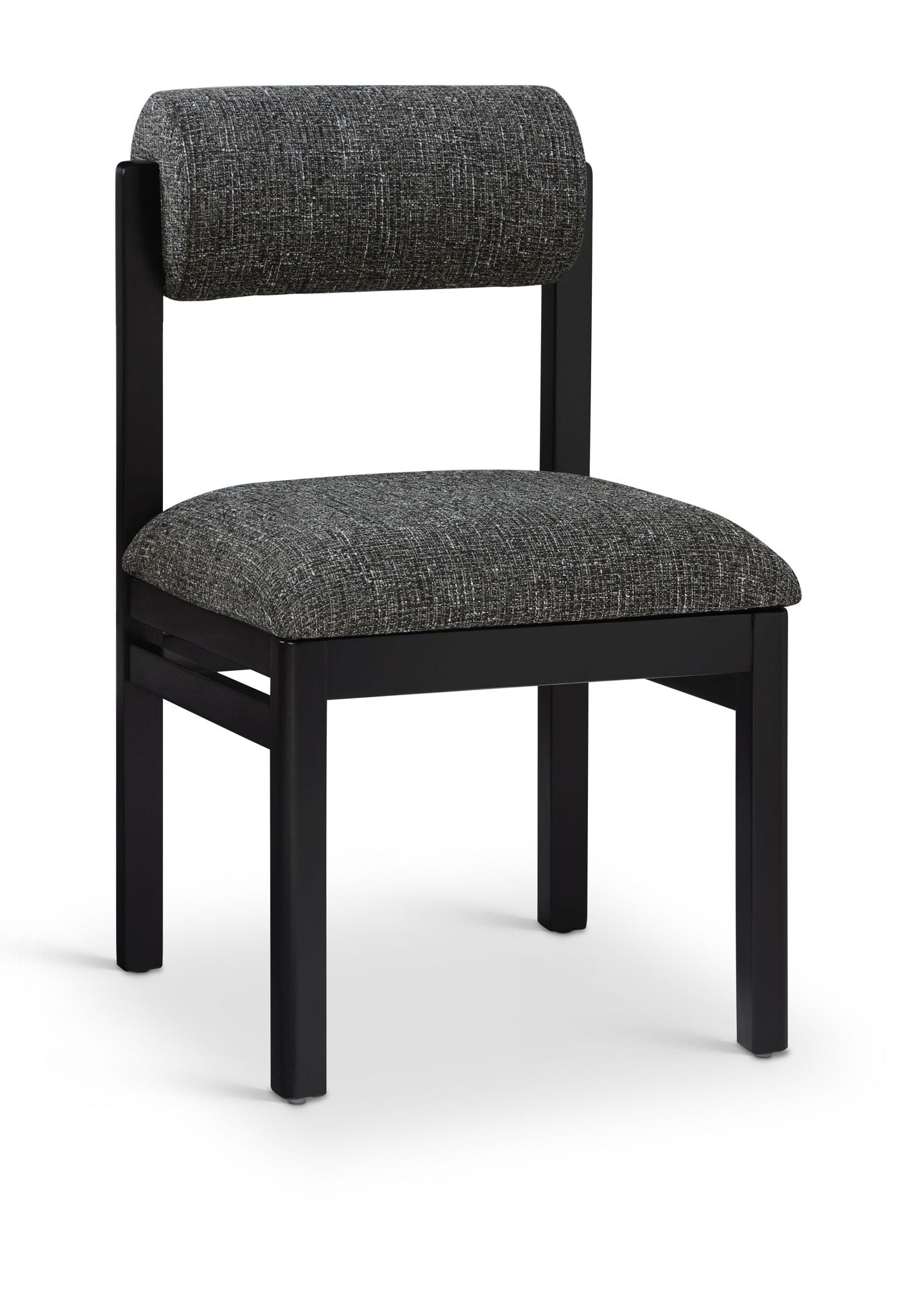 Roundhill - Fabric Dining Chair (Set of 2) - Black Frame - Urban Living Furniture (Los Angeles, CA)