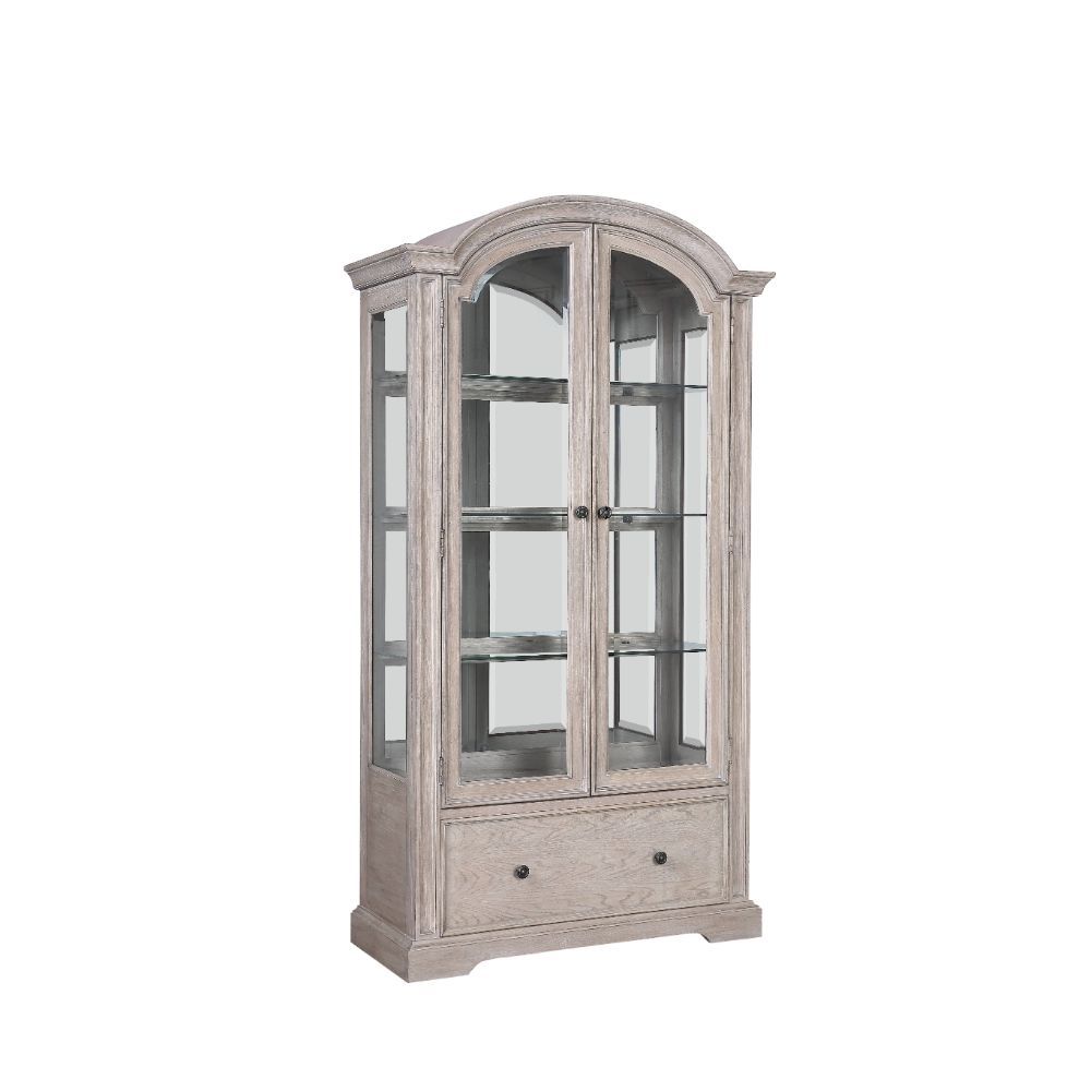 Wynsor - Curio Cabinet - Antique White - Urban Living Furniture (Los Angeles, CA)