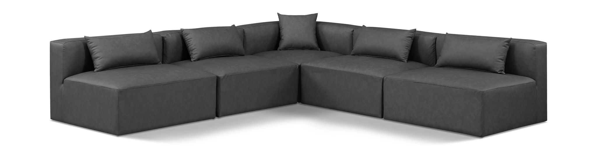 Cube - 5 Piece Modular Corner Armless Sectional - Urban Living Furniture (Los Angeles, CA)