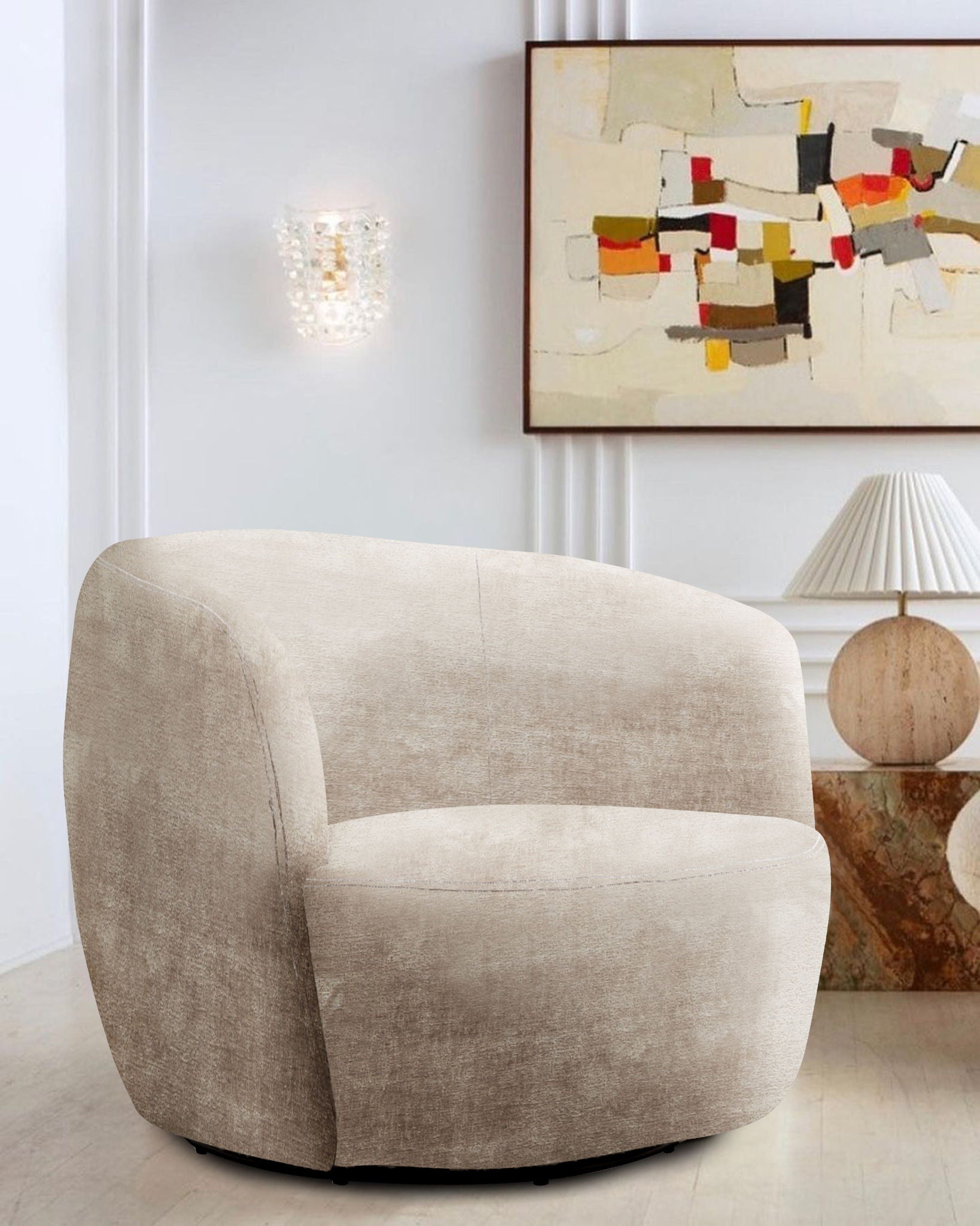 Carina - Swivel Barrel Chair - Urban Living Furniture (Los Angeles, CA)
