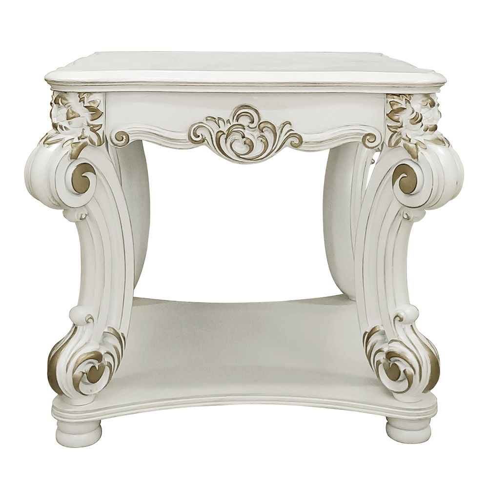 Vendome - 31" End Table - Antique Pearl - Urban Living Furniture (Los Angeles, CA)