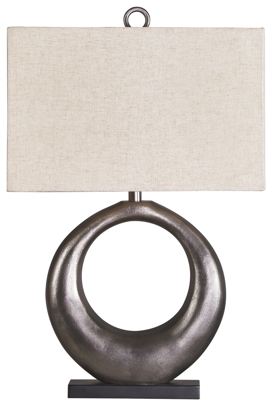 Saria - Antique Silver Finish - Metal Table Lamp - Urban Living Furniture (Los Angeles, CA)