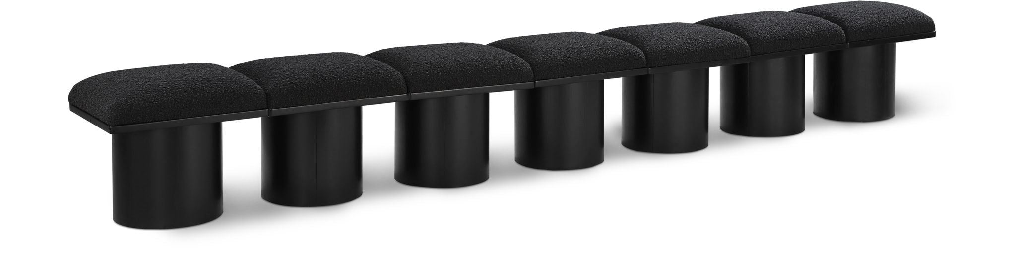 Pavilion - 7 Piece Modular Bench With Black Base - Urban Living Furniture (Los Angeles, CA)