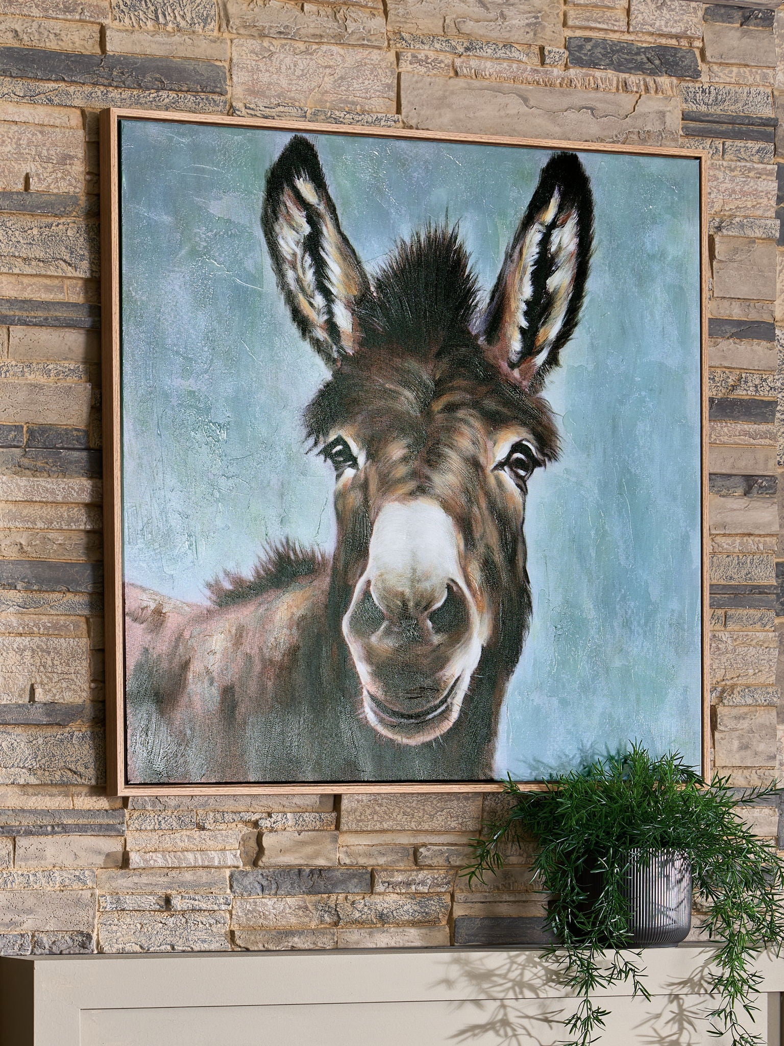 Landerton - Brown / Blue / White - Wall Art - Urban Living Furniture (Los Angeles, CA)