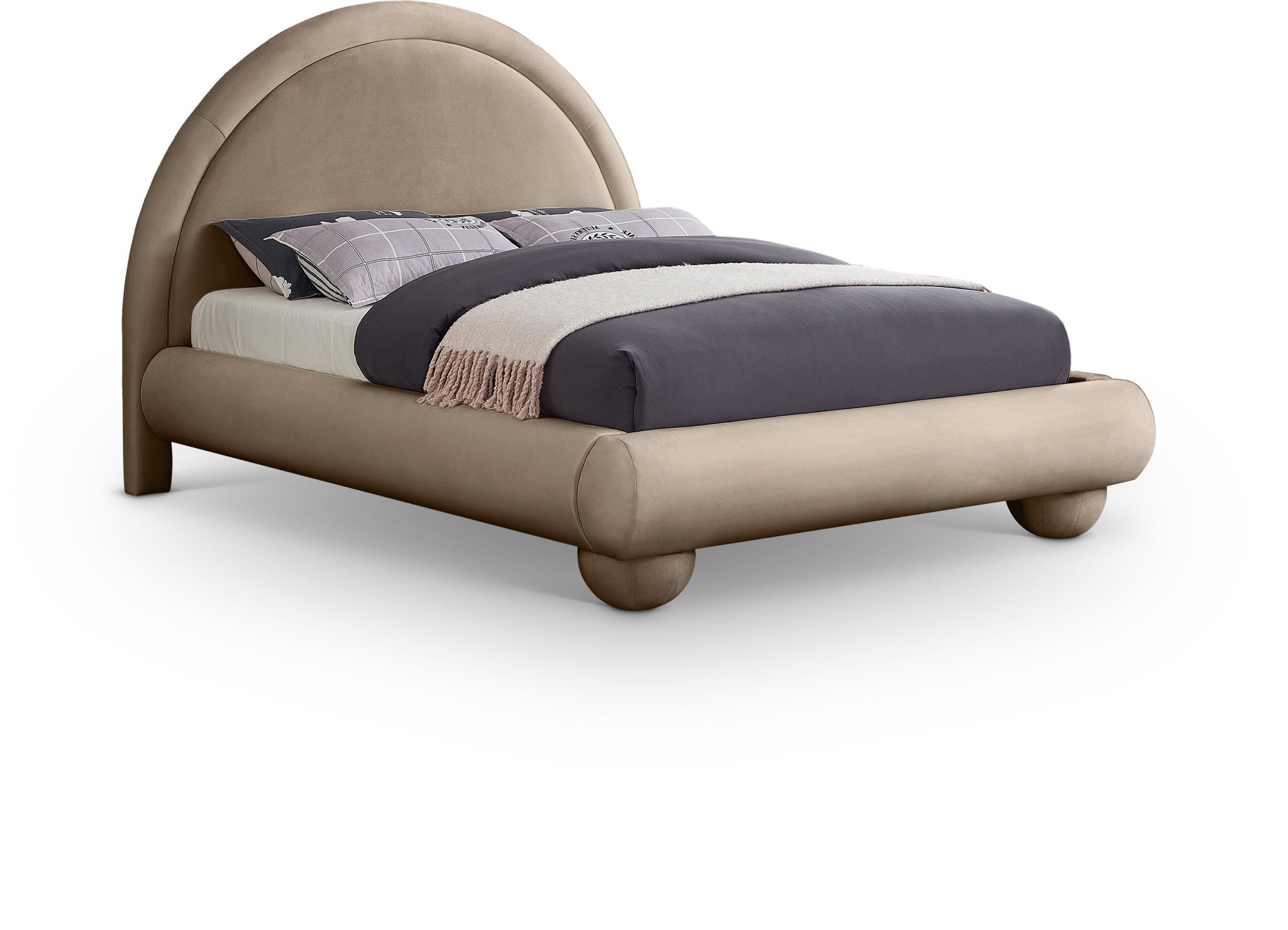 Madrid - Velvet Upholstered Bed - Urban Living Furniture (Los Angeles, CA)