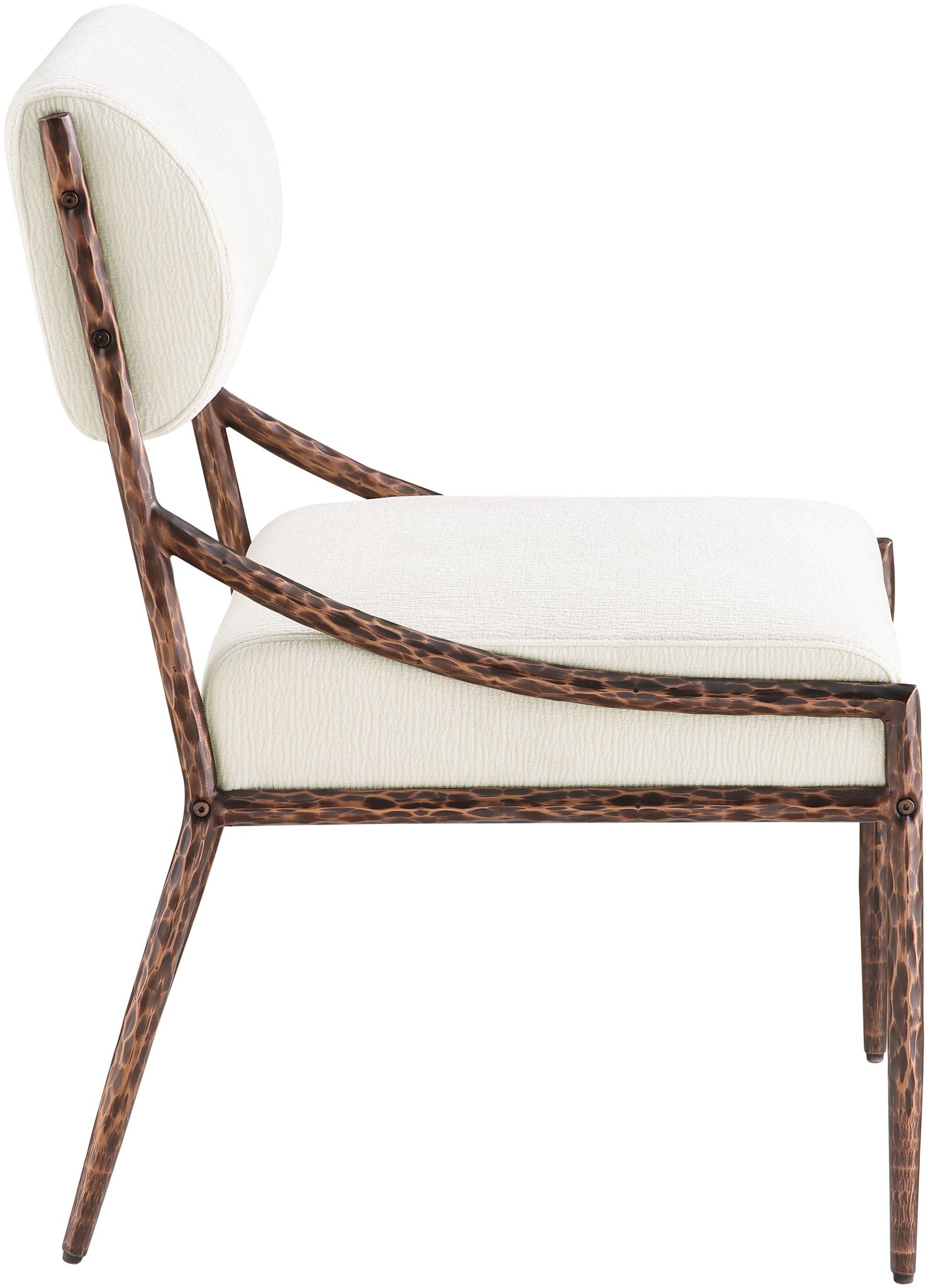 Bastille - Upholstered Dining Side Chair (Set of 2) - Bronze Frame - Urban Living Furniture (Los Angeles, CA)