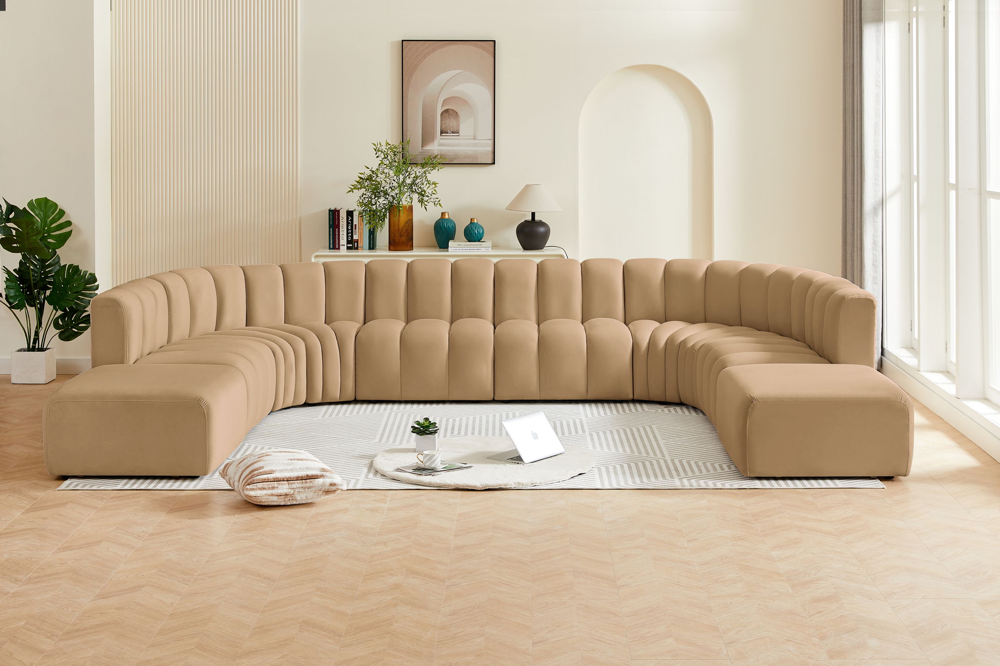 Arc - Velvet Modular Sectional - Urban Living Furniture (Los Angeles, CA)