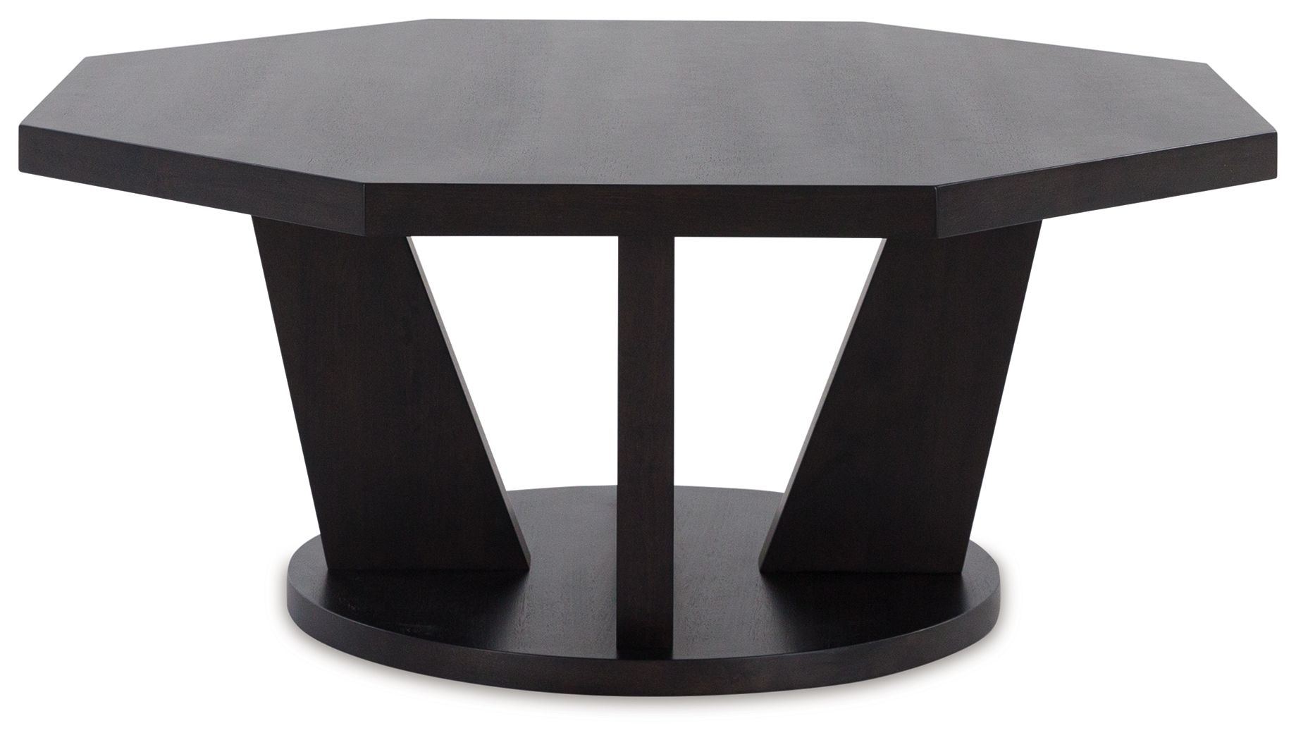 Chasinfield - Dark Brown - Octagon Coffee Table - Urban Living Furniture (Los Angeles, CA)