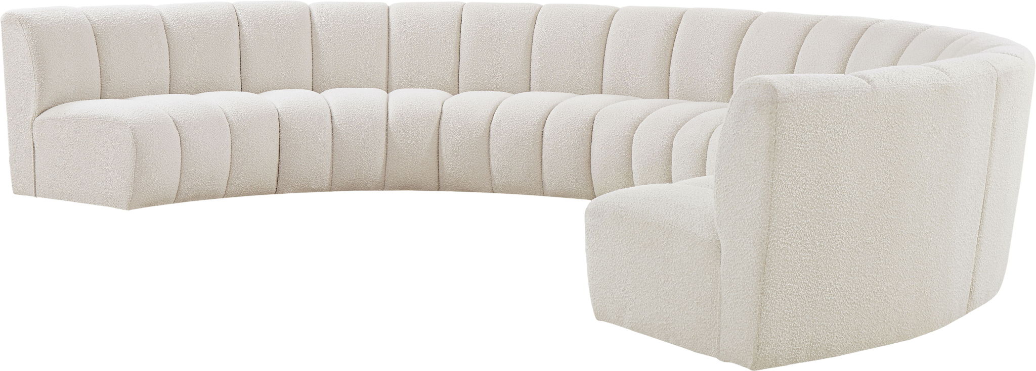 Infinity - 7 Piece Boucle Modular Sectional - Urban Living Furniture (Los Angeles, CA)