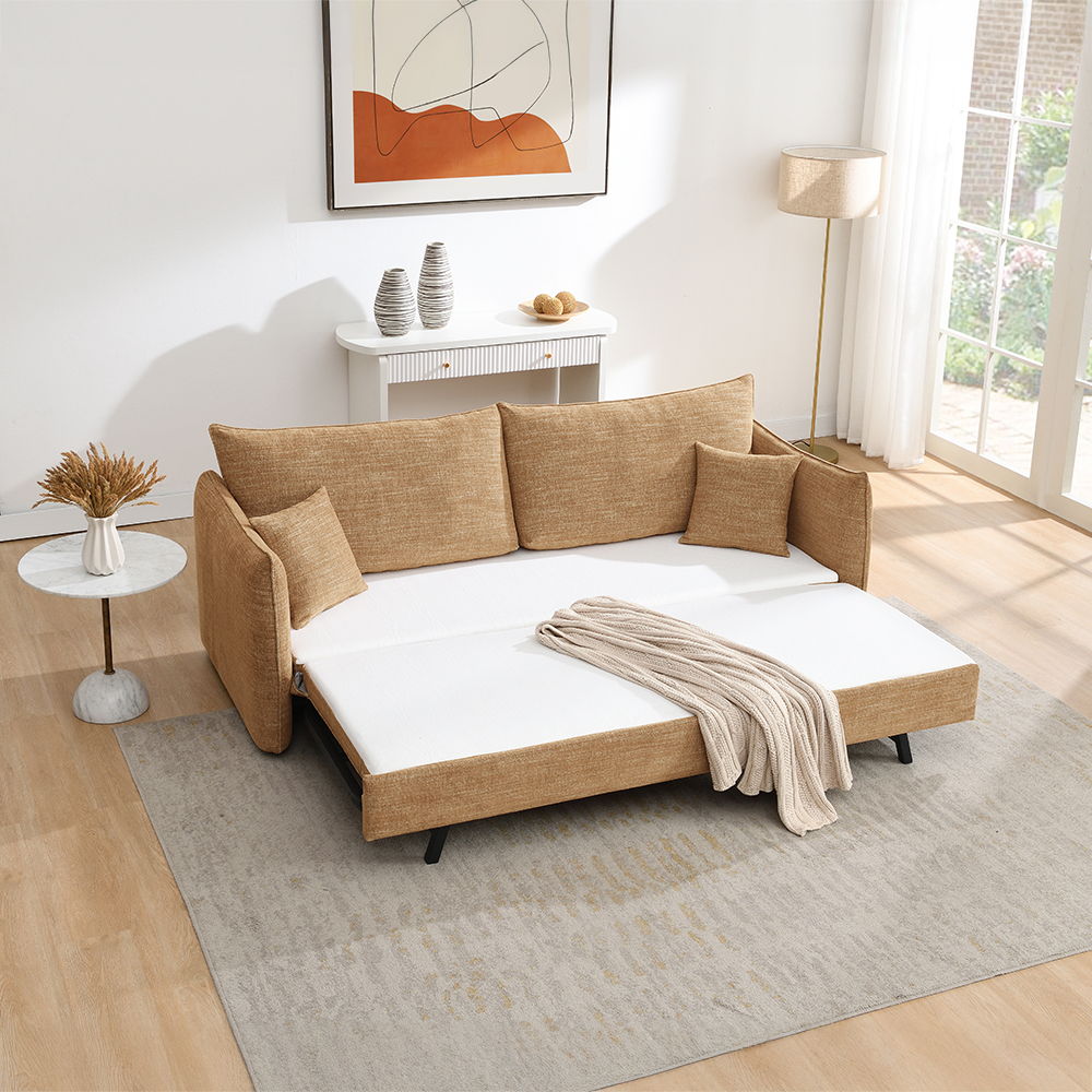Cadie - Sofa With 2 Pillows - Mocha - Urban Living Furniture (Los Angeles, CA)